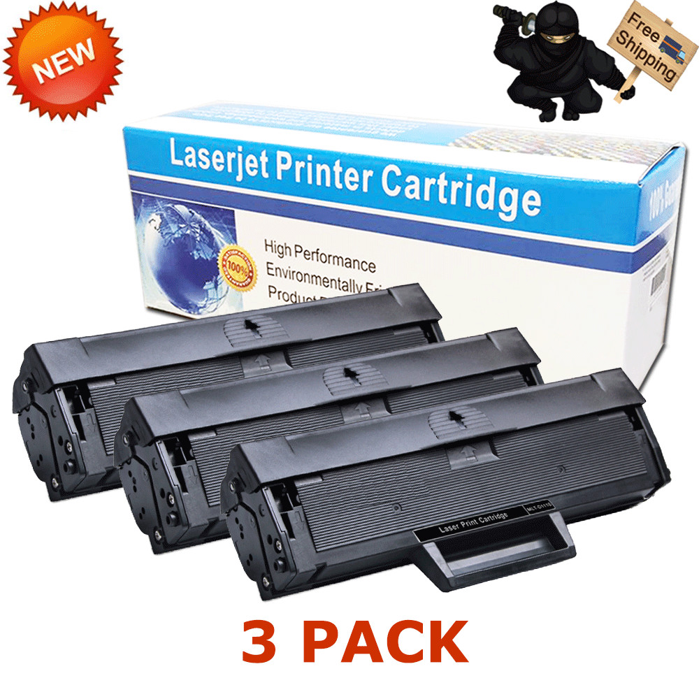 3 Pack Toner for Samsung MLT-D111S 111S Xpress SL-M2020 M2070FW M2020W M2022W