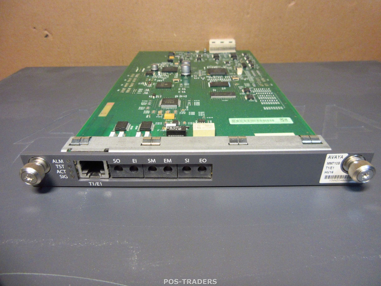 Avaya MM710B T1/E1 HV16 Media Module Board 3-Port - PULLED FROM AVAYA G430