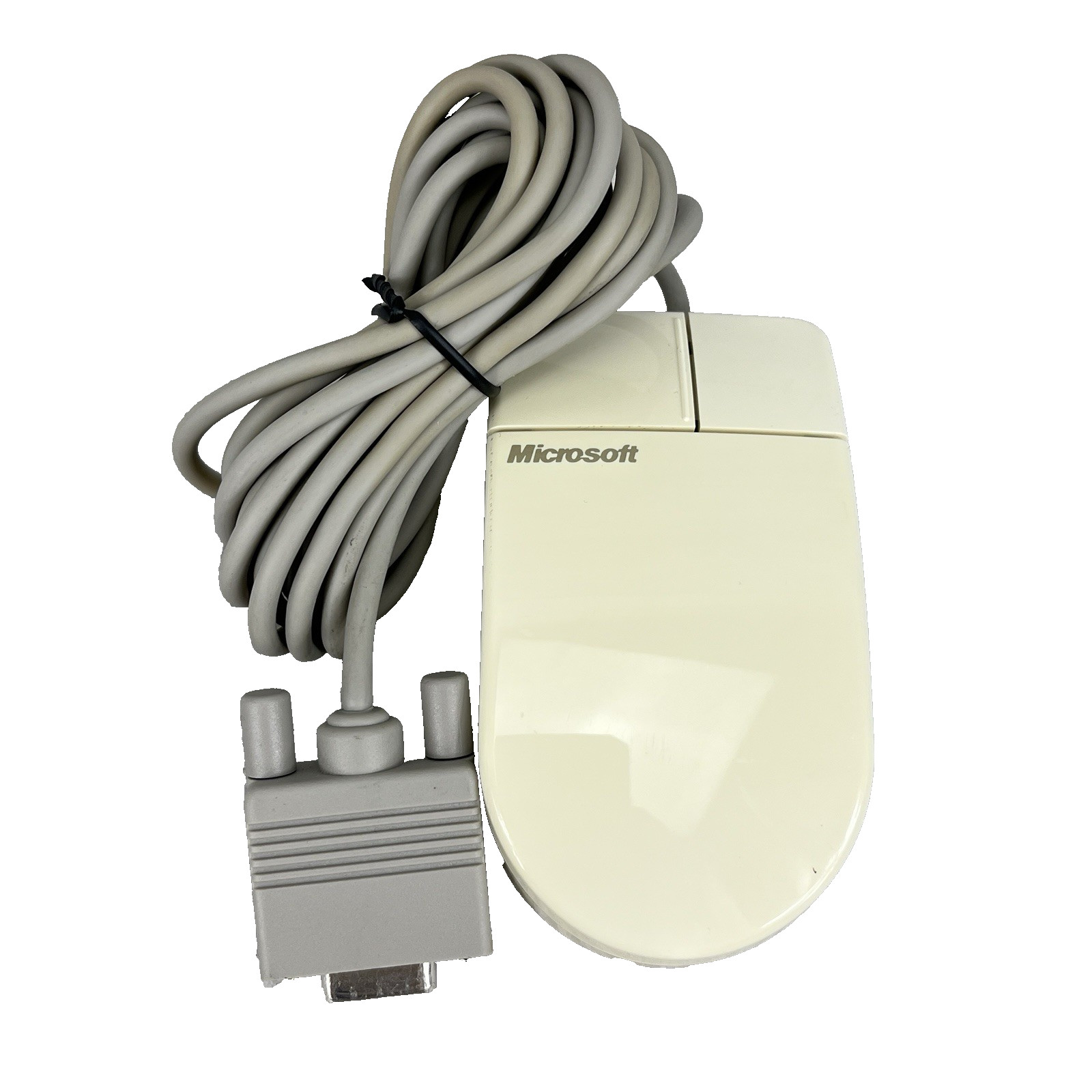 Vintage Microsoft Serial Mouse 2-Button Design PN: 24394 9-pin