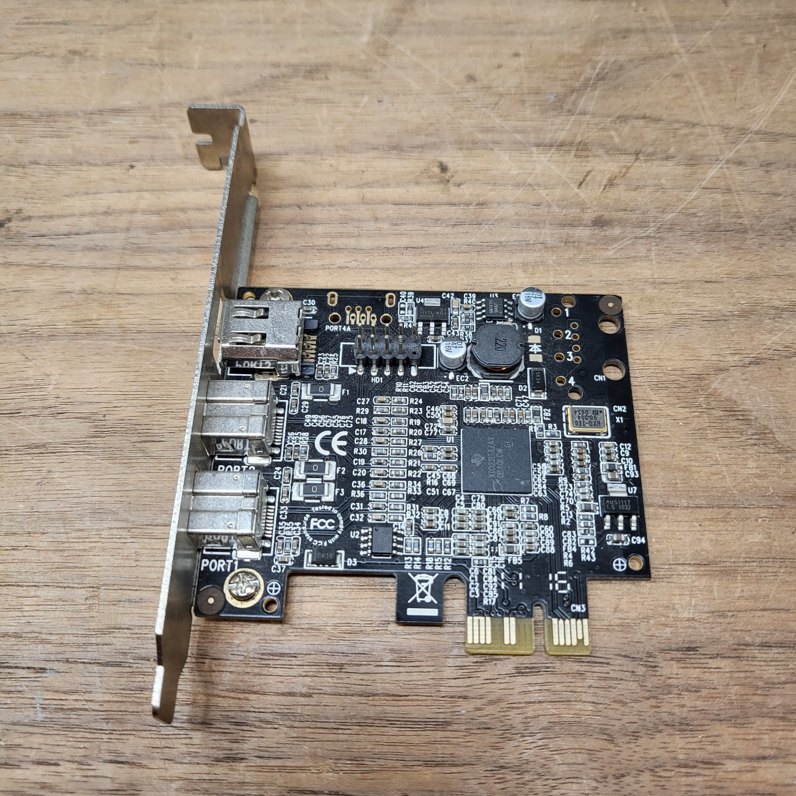SYBA SD-PEX30009 PCIe FireWire 800 400 Controller Card 3 Port IEEE 1394B 1394A