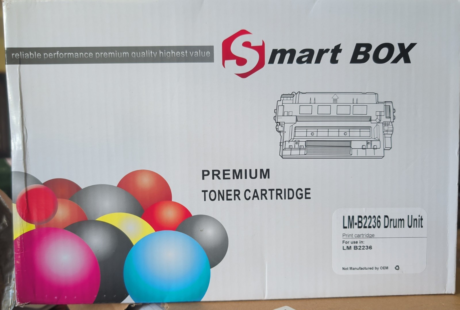 Smart Box LM-B2236 Drum Print Cartridge for LM B2236 Printer Black Drum Unit NEW