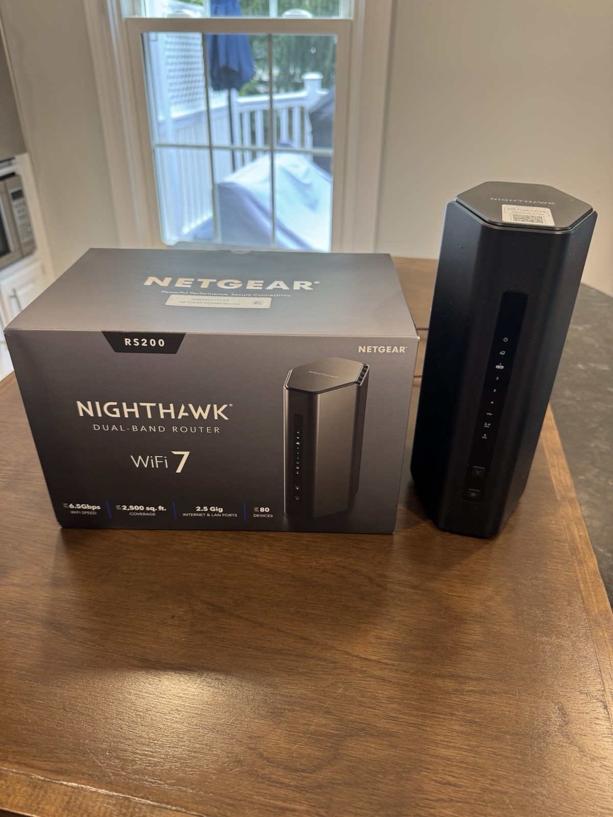 NETGEAR Nighthawk RS200 BE6500 WiFi 7 Dual-Band Router 6.5Gbps w/ Original Box
