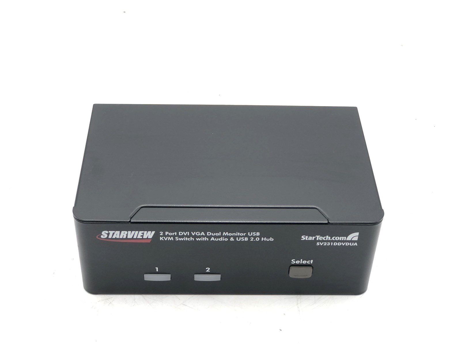 Startech Starview C4E1E7ZG37F 2 Port DVI VGA Dual Monitor USB KVM Switch
