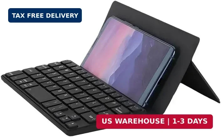 Mini Foldable Bluetooth Keyboard for Samsung iPad and Phones Portable Ultra-Slim