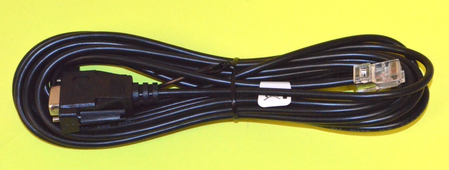 APC Smart UPS Signaling Cable, Serial RS232, DB9-RJ45, 15' *New* 940-1525A