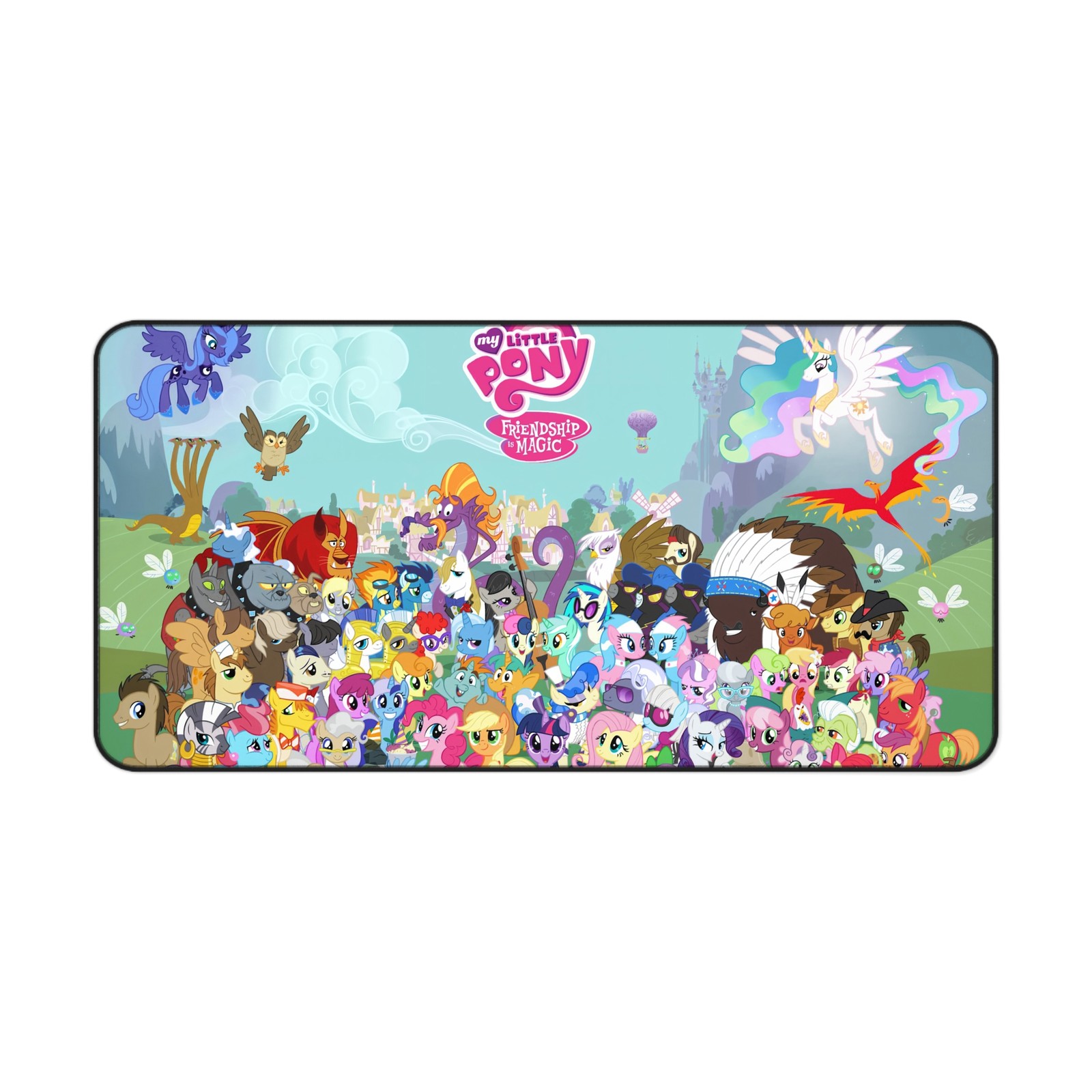 My Little Pony Cartoon TV PC High Def Video Game Home Office Desk Mat Mousepad