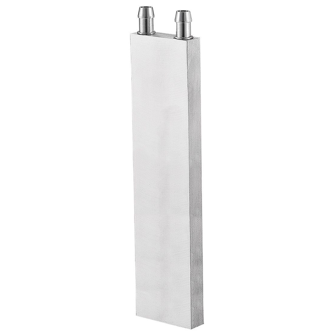 Aluminum Water Cooling Block 40x200mm Polished Heatsink w/ Nozzle