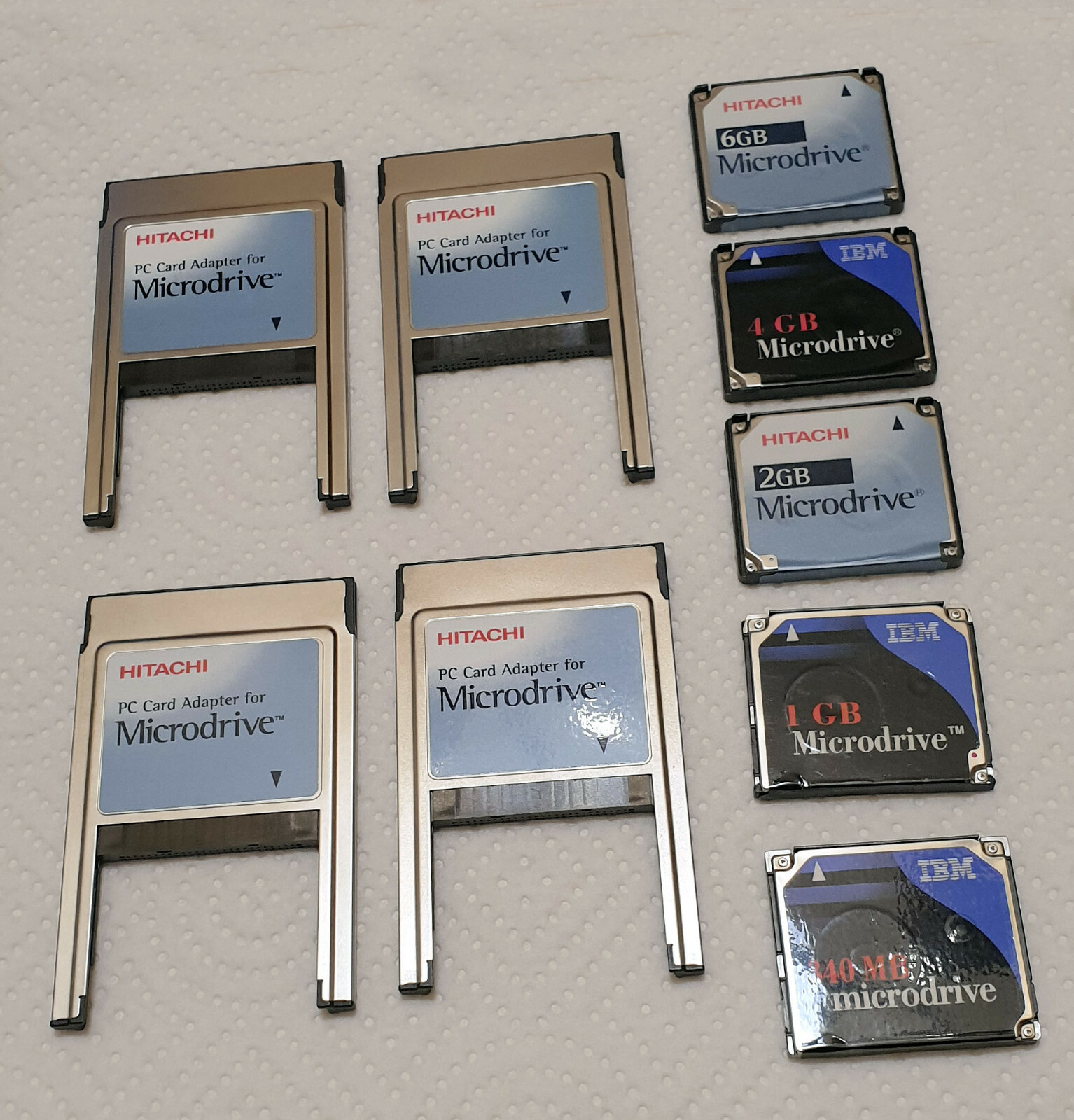 Lot of 20 Hitachi MicroDrive PCMCIA Card Readers / Similar to IBM MicroDrive