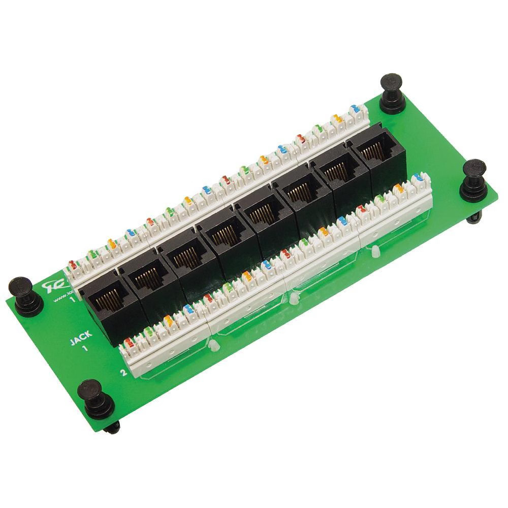 Compact module cat 6 data 8-port