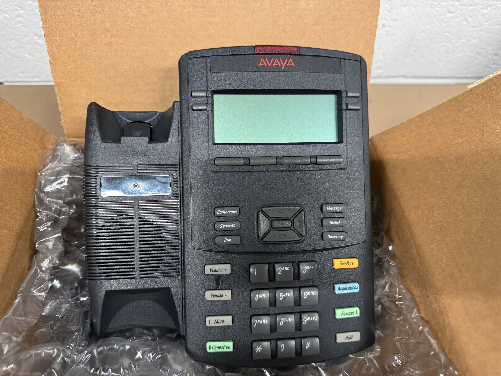 Avaya 1220 IP Text NTYS19 Black Fully Reconditioned Nortel