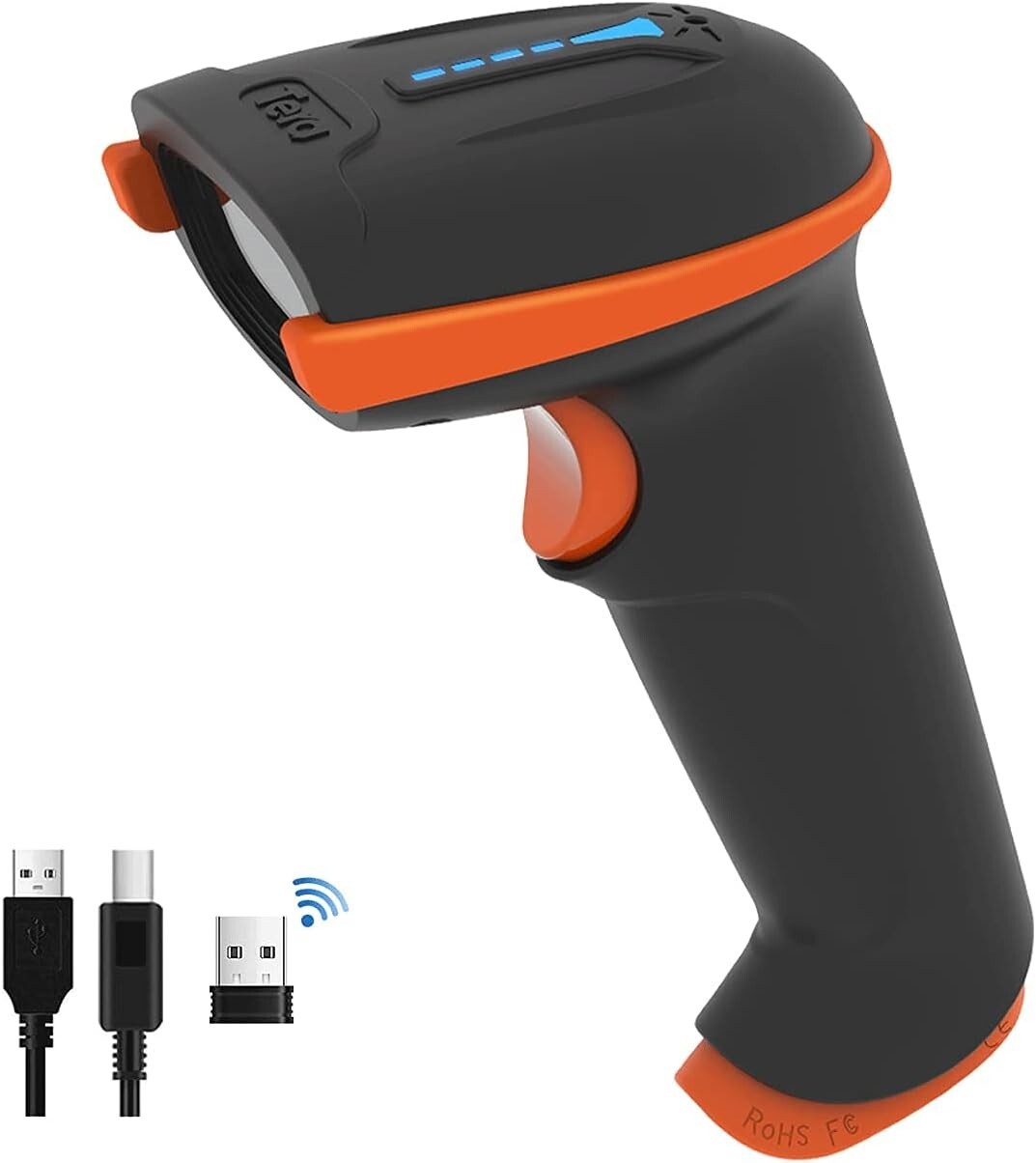 TERA D5100 WIRELESS 1D/2D BARCODE SCANNER LEVEL INDICATOR (2 LOT)  OPEN BOX