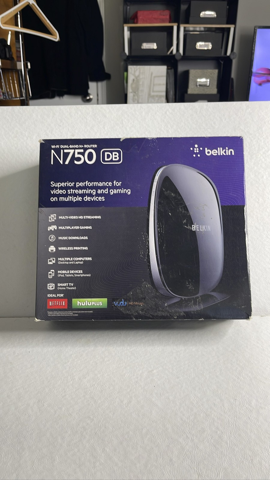 Belkin N750 DB Wireless Dual-Band N+ Router F9K1103 WiFi Gigabit
