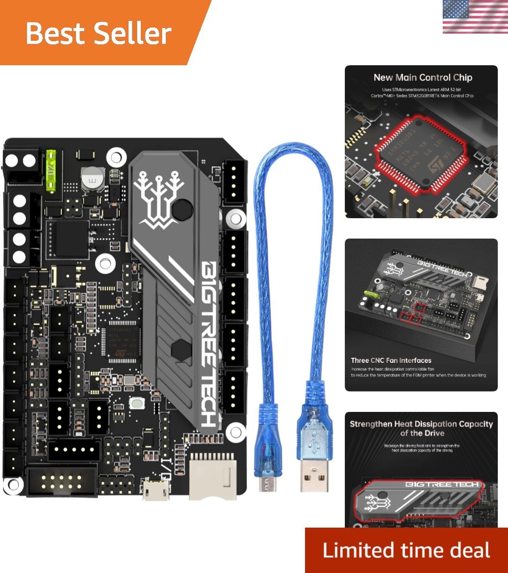 SKR Mini E3 V3.0 Control Board with UART Stepper Driver New Upgrade 32Bit 3D ...