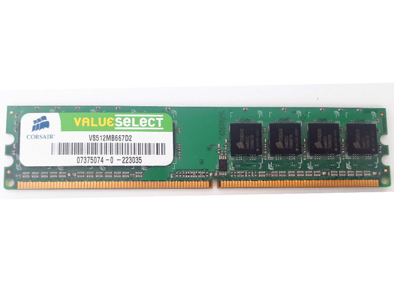 DDR2 Memory 512MB - 2GB, PC2-5300 - PC2-6400,  240 pin for Vintage PC
