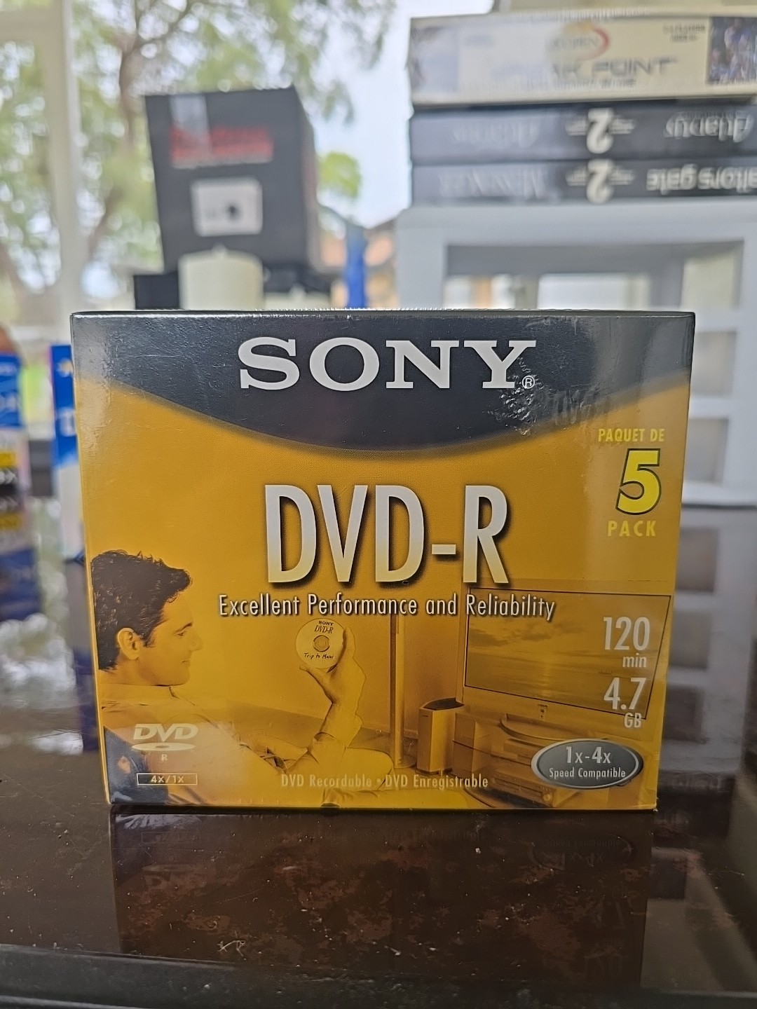 Sony DVD-R 10 Pack Recordable Blank Discs 4.7 GB 120 Min 1-16x - New In Box