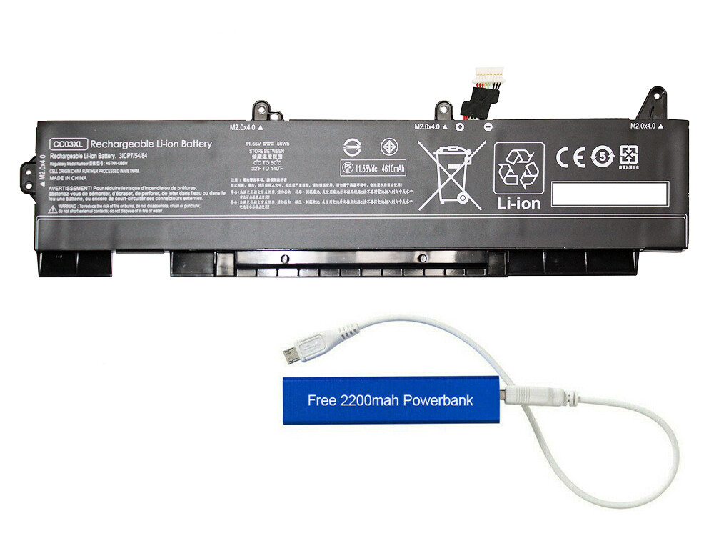 L77991-005 CC03056XL REPLACEMENT BATTERY FOR HP ELITEBOOK 850 G7 G8 L77622-2C1