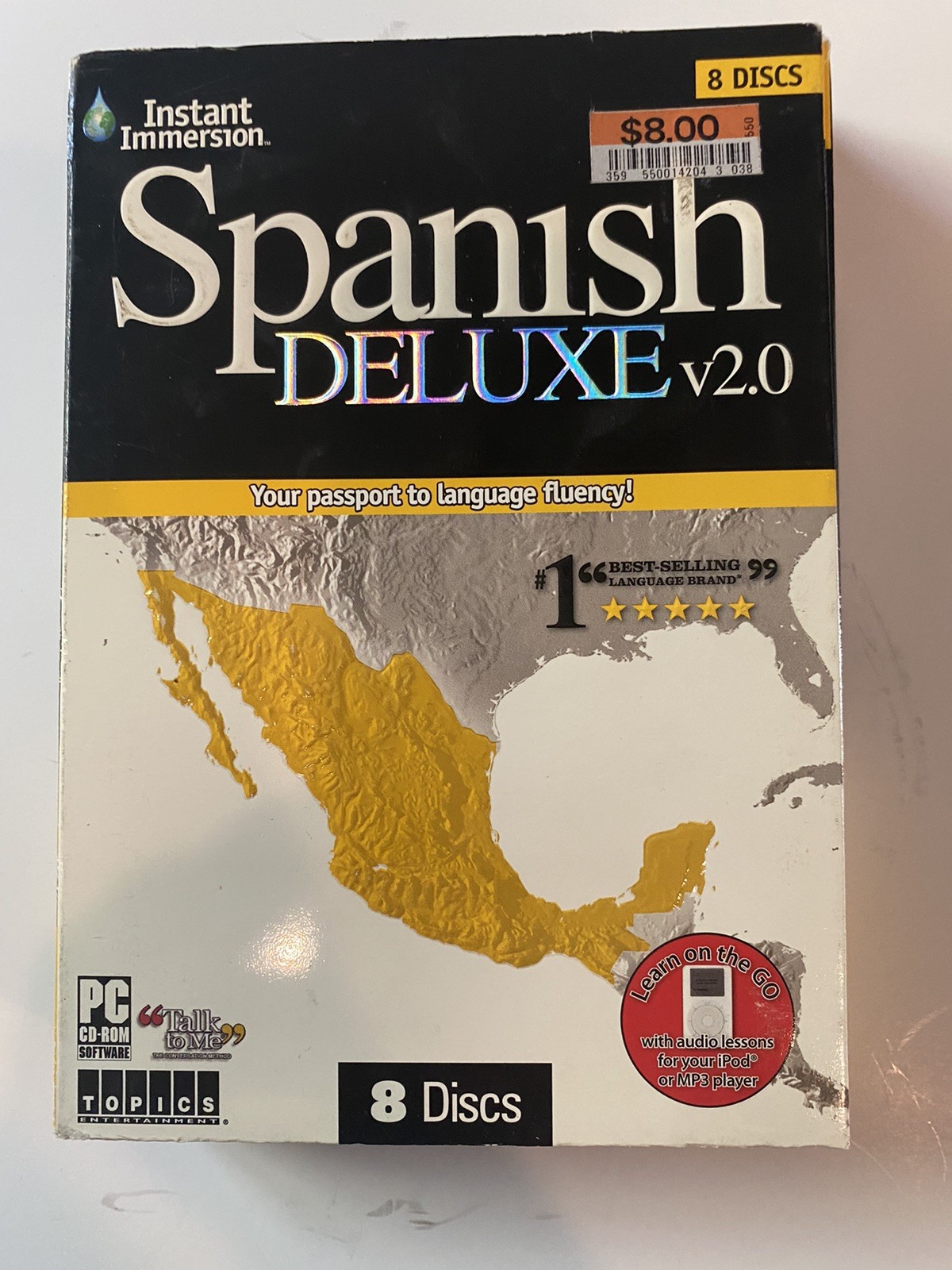 Instant Immersion Spanish Deluxe V2.0 (PC Windows 98/SE/ME/2000/XP/Vista 2007)