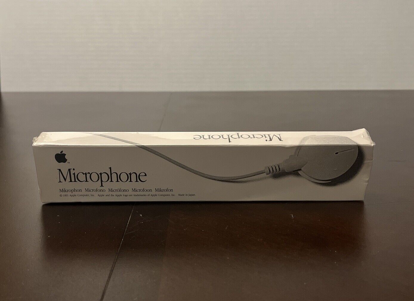 Vintage 1991 APPLE Computer Microphone Japan Sealed Box 699-5103-A