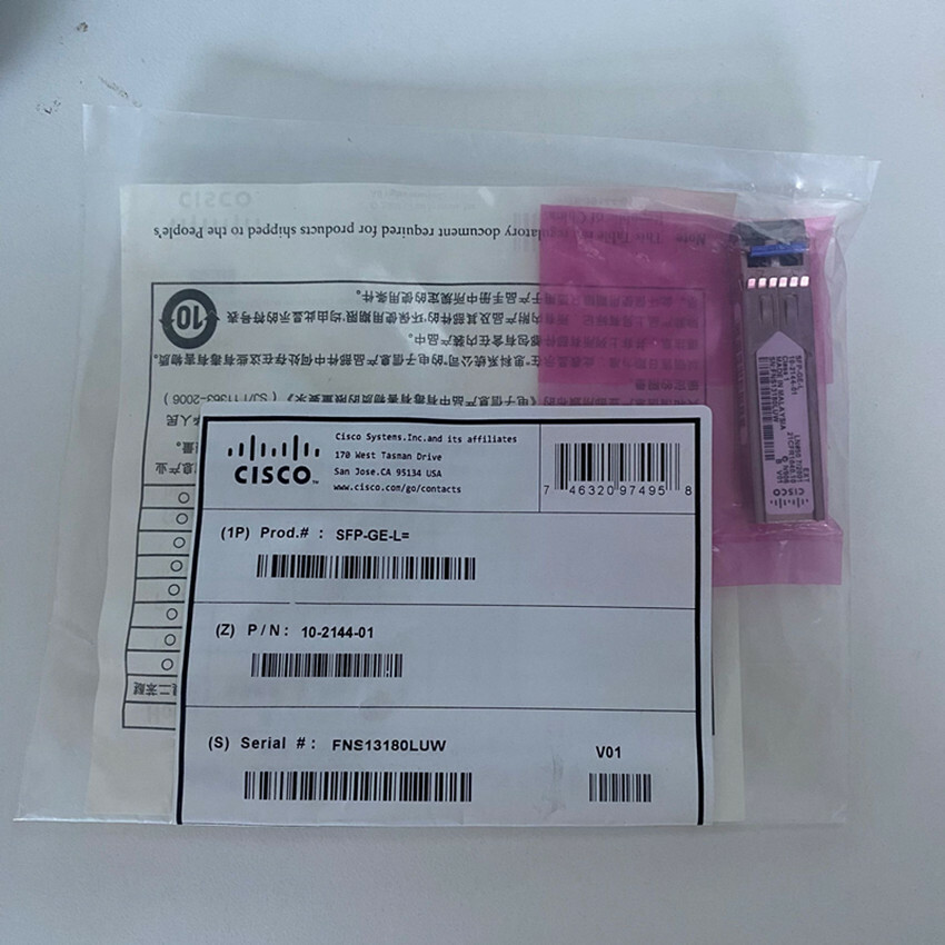 NEW CISCO SFP-GE-L 1300nm 10km Gigabit single-mode fiber optic module
