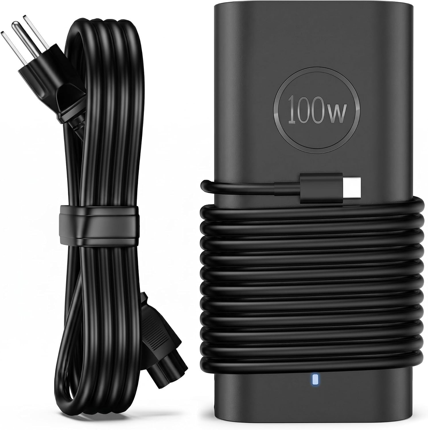 100W USB C Laptop Charger for Dell Computer Laptop Charger Type C Gan Ultra Slim