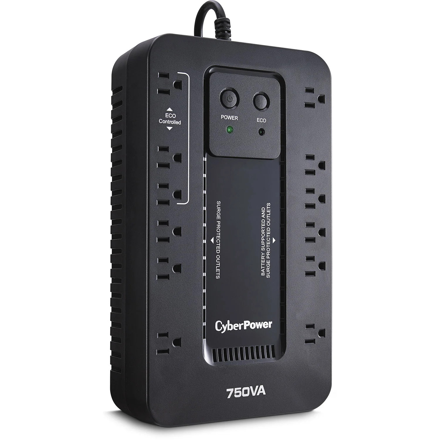 CyberPower EC750G-R 750VA/450W 12 Outlets Ecologic UPS - Certified Refurbished