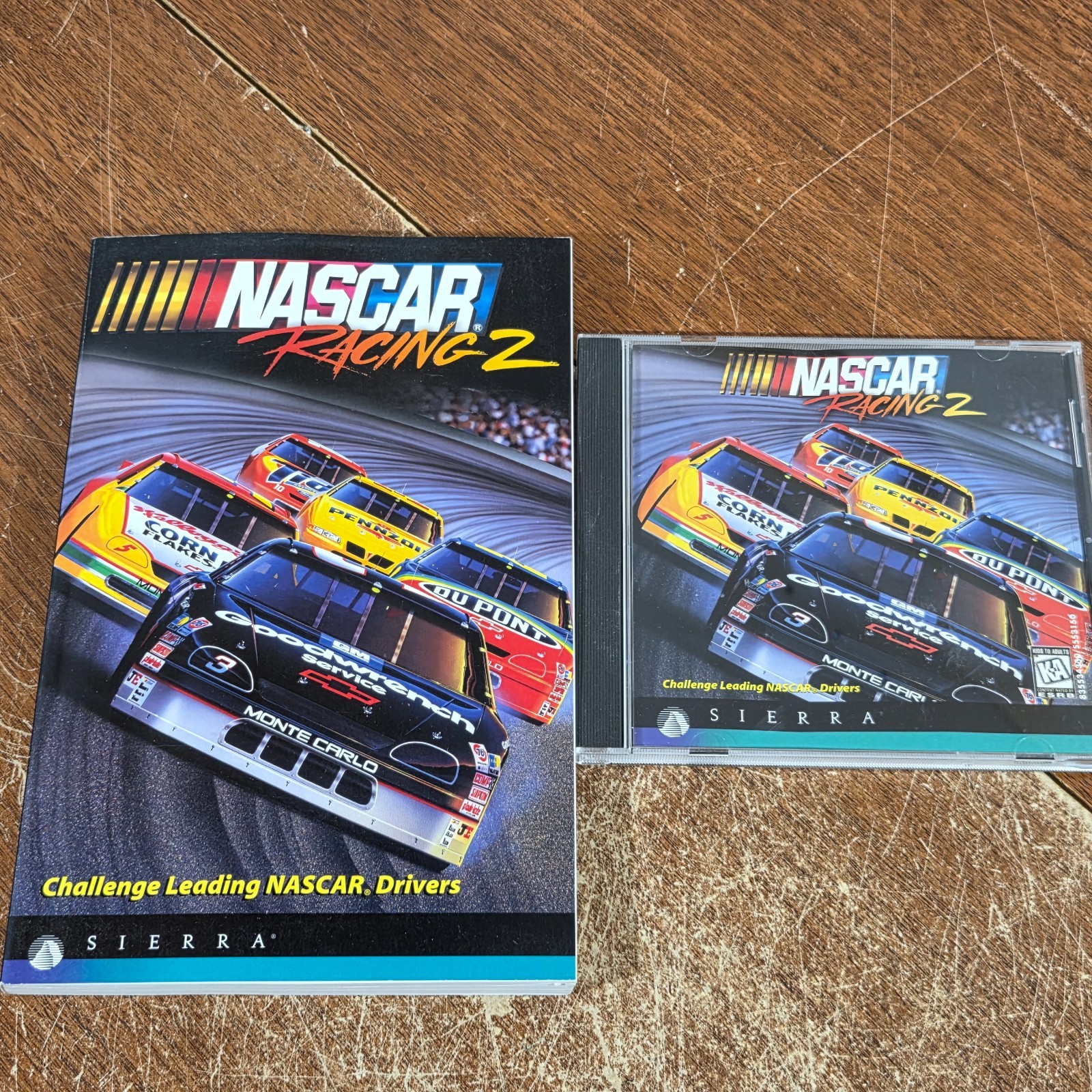 Vintage PC CD-ROM NASCAR Racing 2