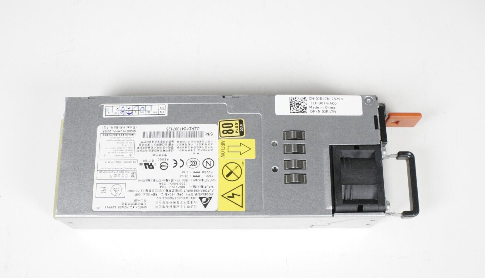 Dell JR47N Force 10 S4820T 460W AC normal airflow power supply N4032 N4064