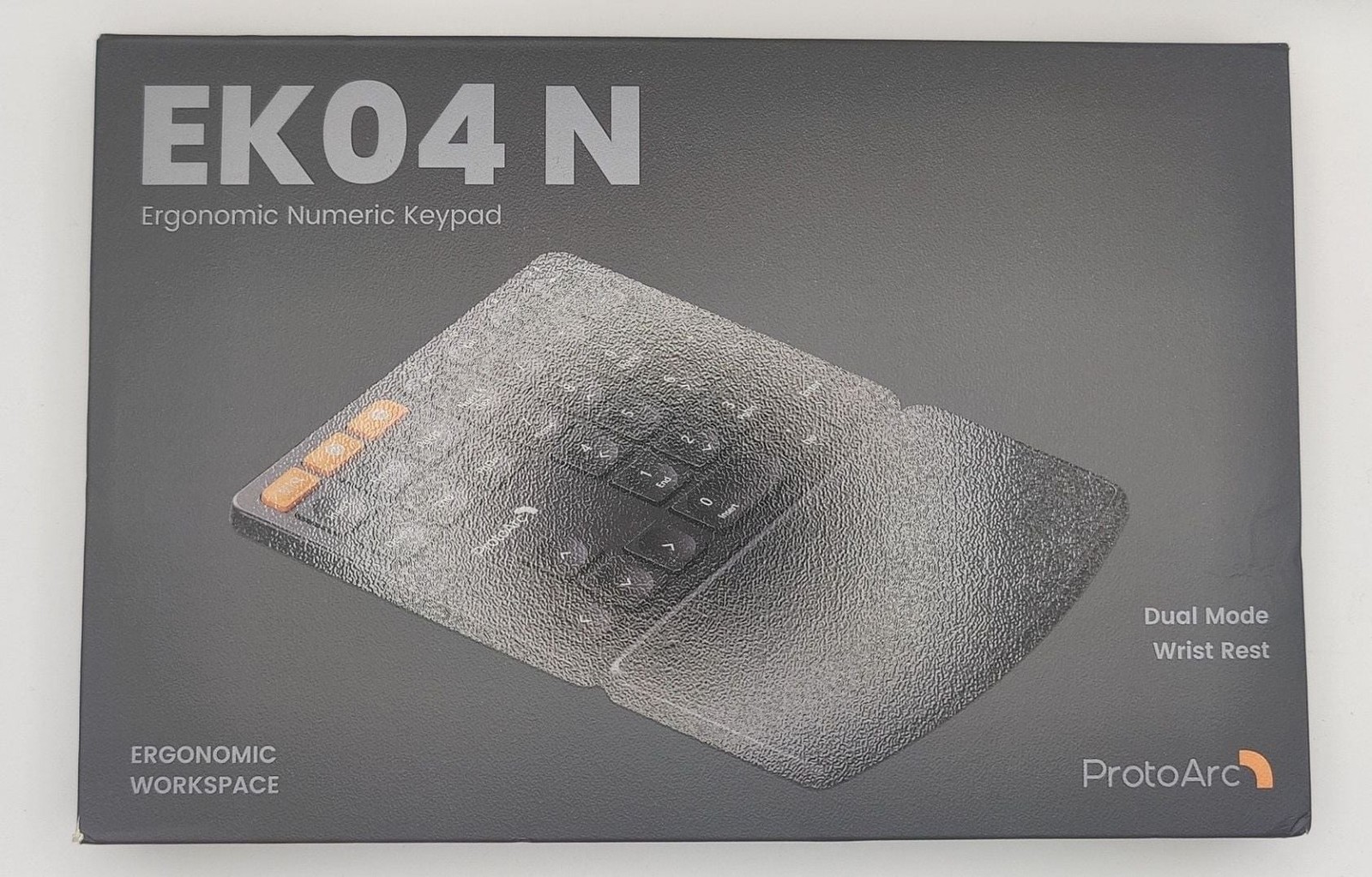 ProtoArc EK04 N Ergonomic Wireless Numeric Keypad with Wrist Rest