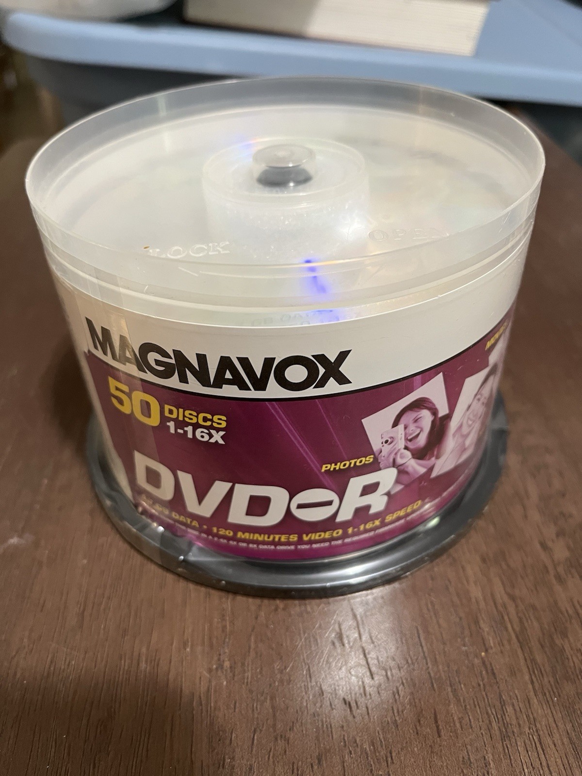 Magnavox DVD -R 50 Pack Blank DVD's New Sealed
