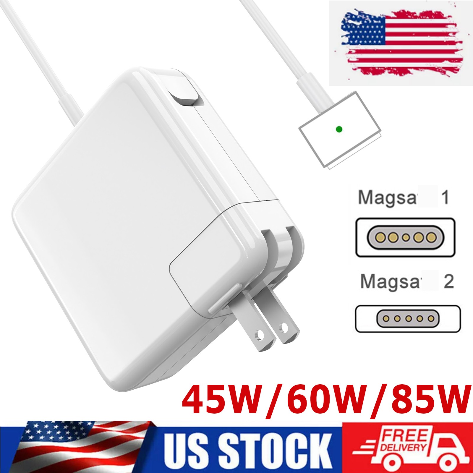 AC Wall Charger Power Supply Adapter For Apple MacBook Pro & Air 13" 13.3" 15"