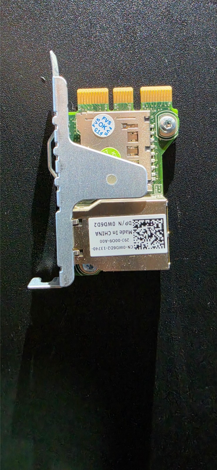Dell PCIe Management Card CN-0WD6D2 Ethernet
