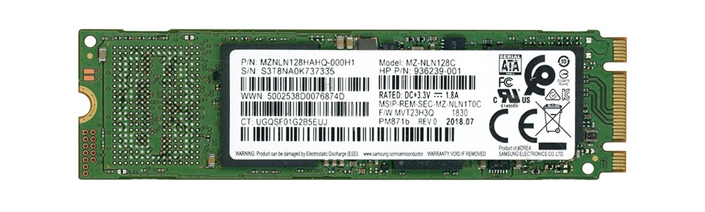 SSD SAMSUNG PM871b 128GB TLC SATA III M.2 MZ-NLN128C