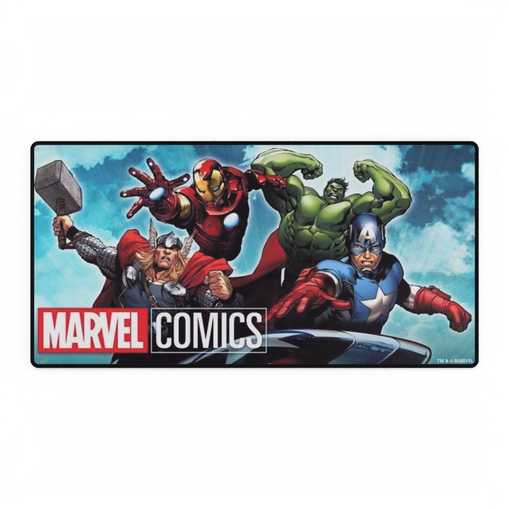 Marvel Comics Avengers Heroes Lineup Mouse Pad Desk Mats
