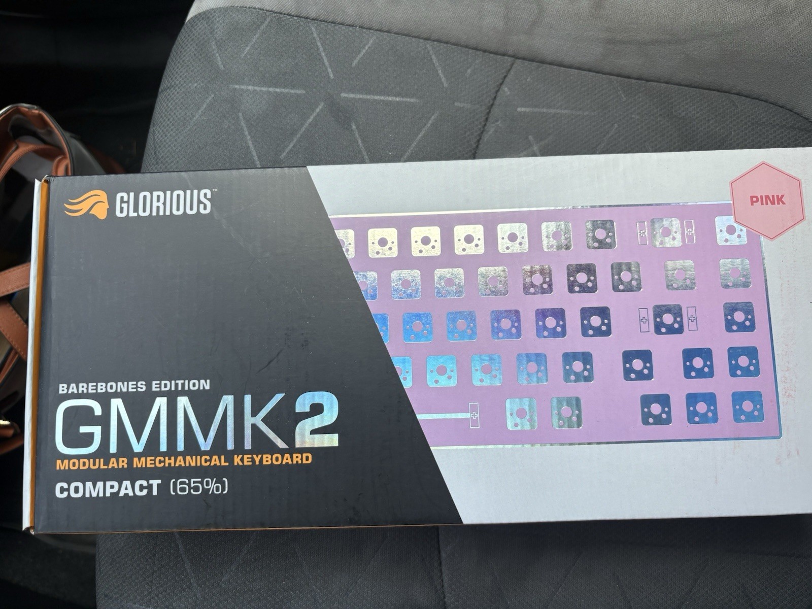 Glorious GMMK2 Pre-Built Compact Modular Mechanical keyboard - Pink