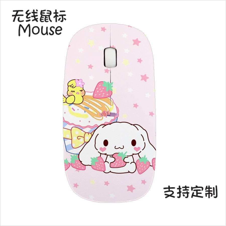 Cinnamoroll USB Wireless Mice Notebook Laptop PC Computer Cartoon Mouse Cute