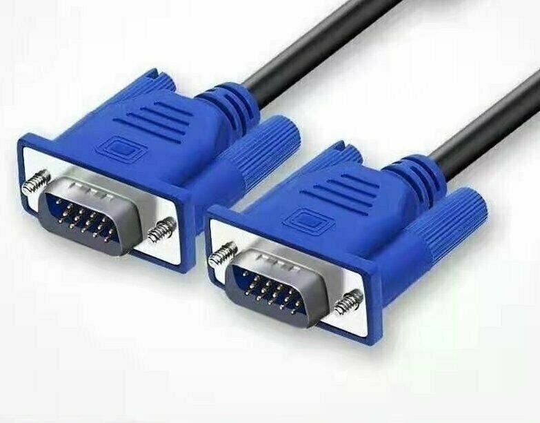 10x Lot SVGA SUPER VGA Monitor 15PIN M/M Male To Male Cable CORD FOR PC TV HDTV