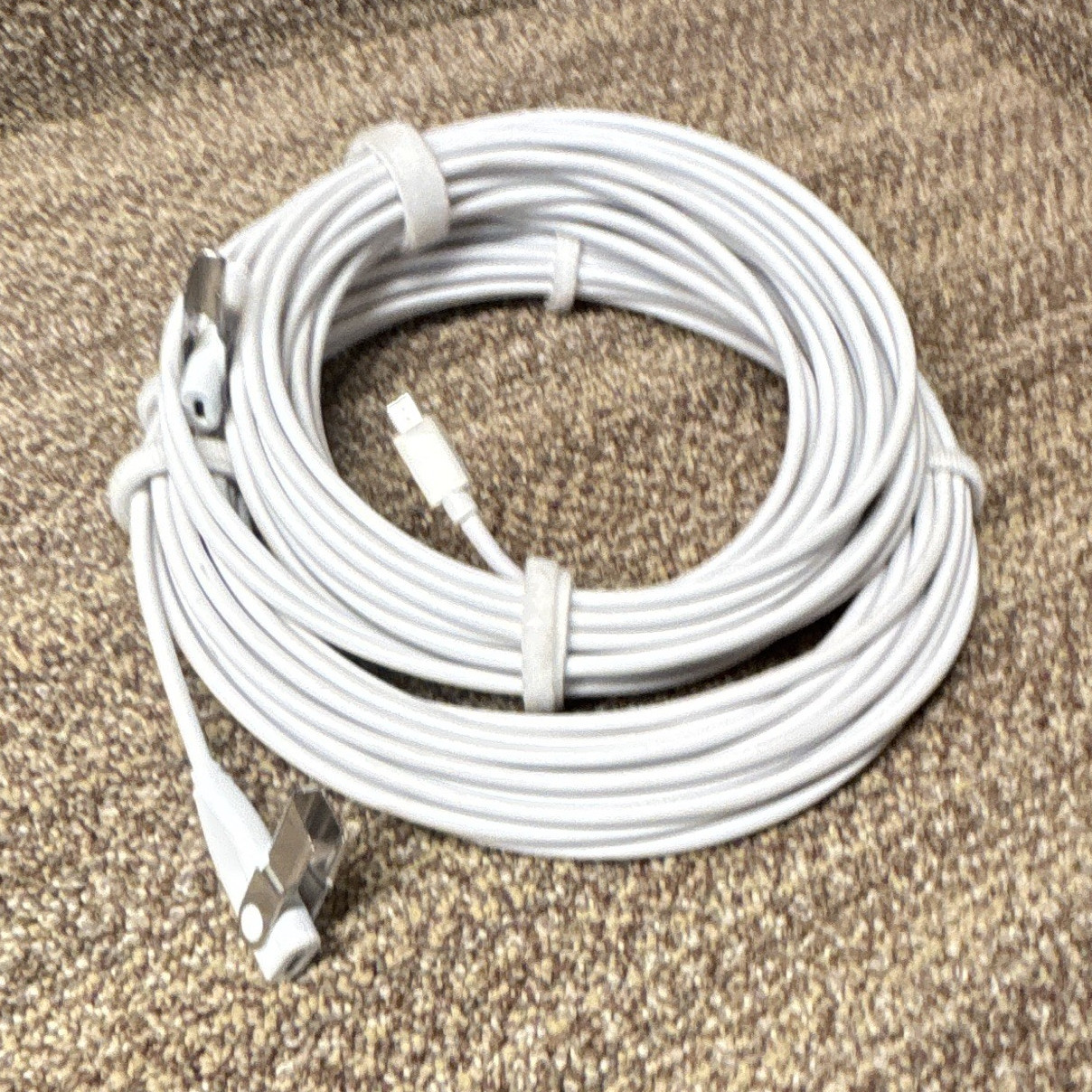 Bundle of 2 genuine logitech power cable extension 32 ft.