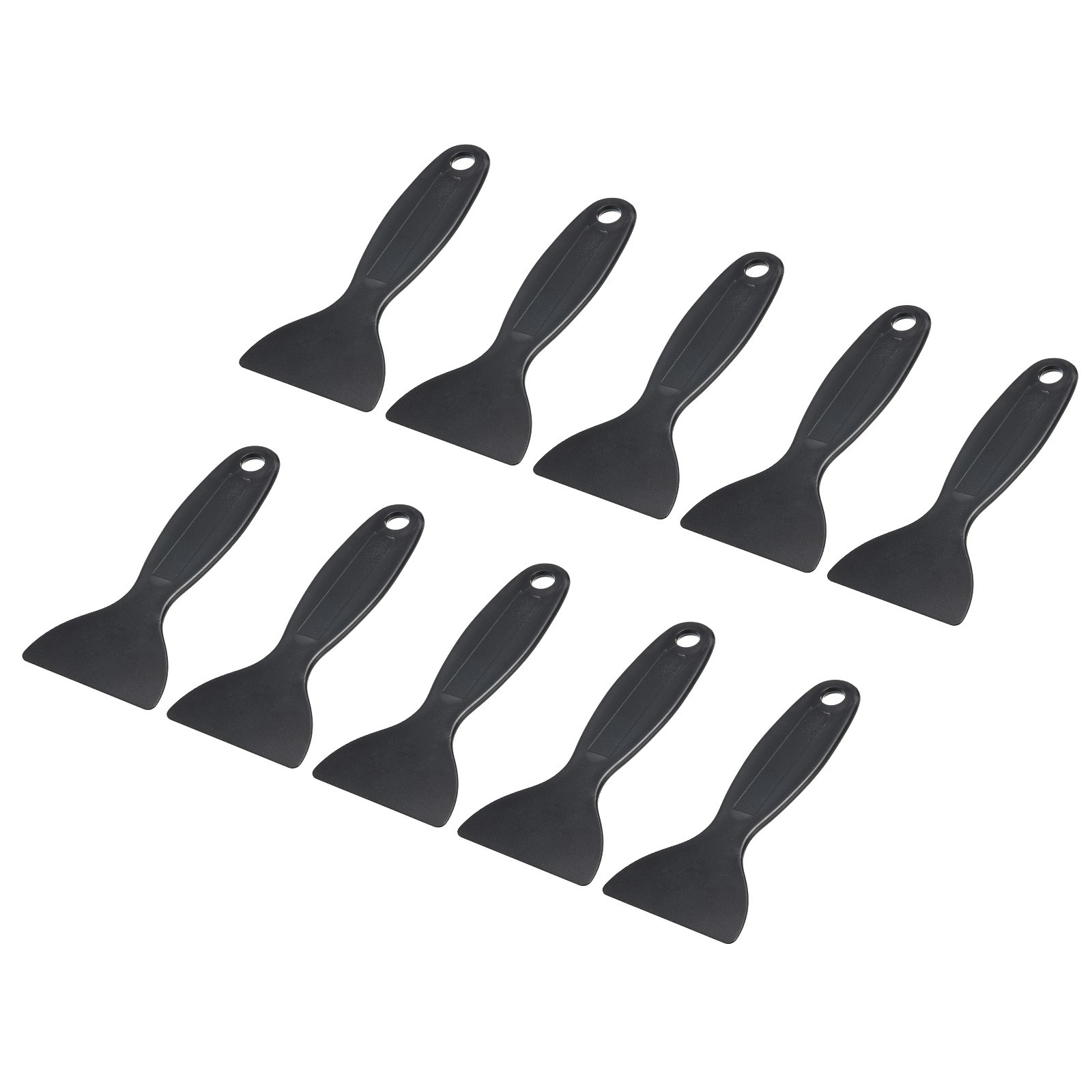 Plastic Spudger Pry Opening Repair Tools 10pcs for Mobile Phone 130x60mm Black
