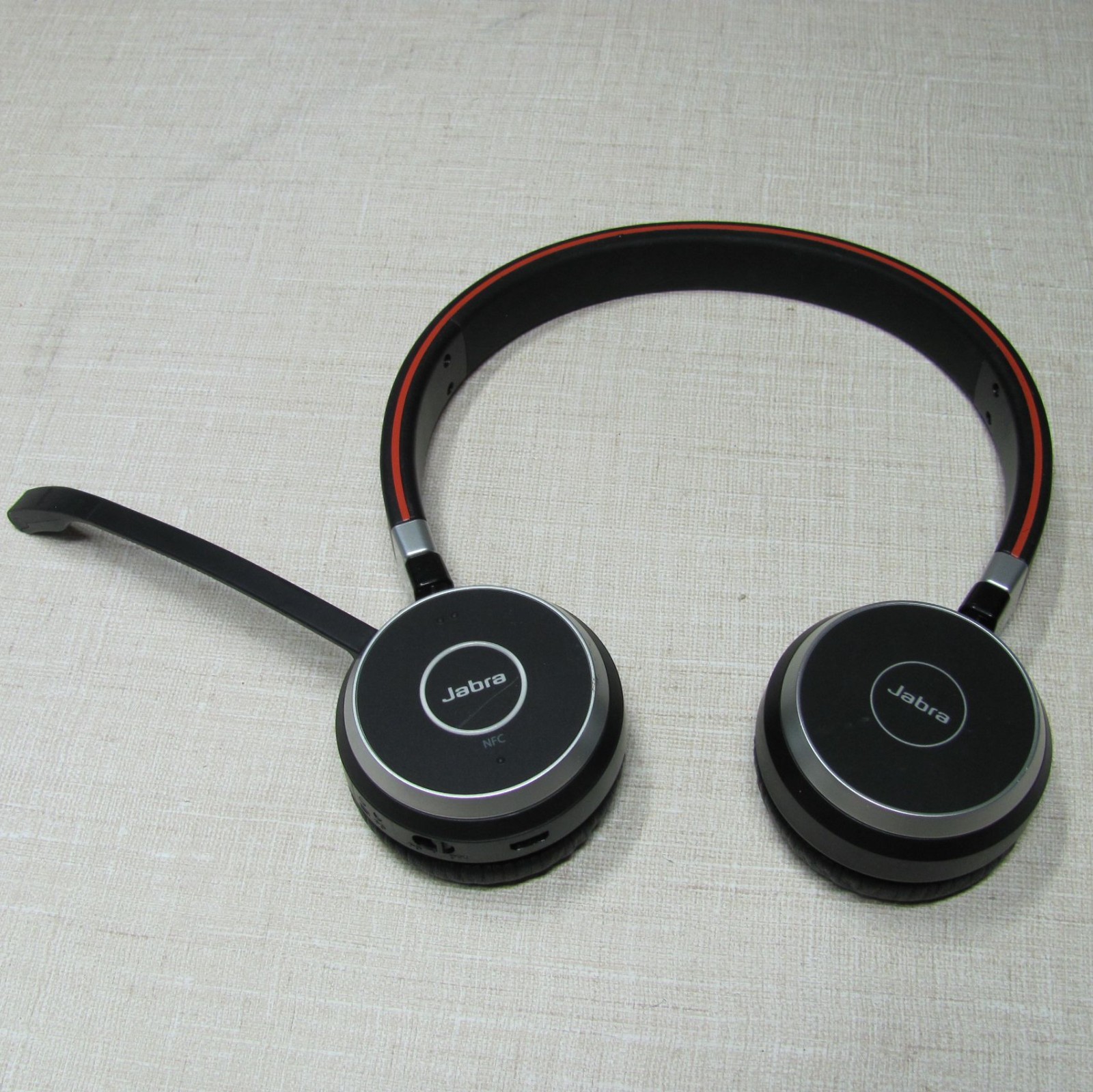 JABRA EVOLVE 65 HSC018W MS STEREO WIRELESS BLUETOOTH HEADSET NO DONGLE