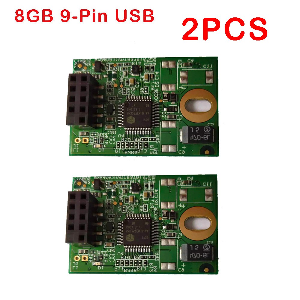 2 Set 8GB 9-Pin USB Flash Drive Disk On Module DOM (Big 9PIN) USA