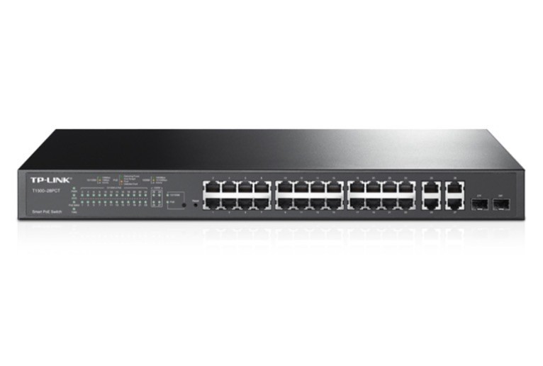 TP-LINK T1500-28PCT Smart PoE+ Switch 24 Ports 10/100 + 4 Gigabit