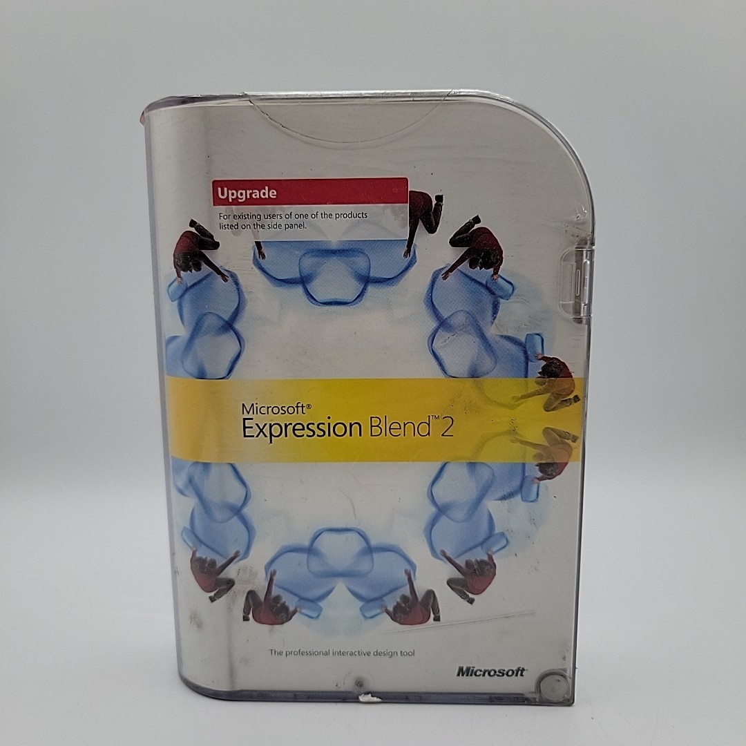 Microsoft Expression Blend 2 Upgrade For Windows Retail NEW 2008