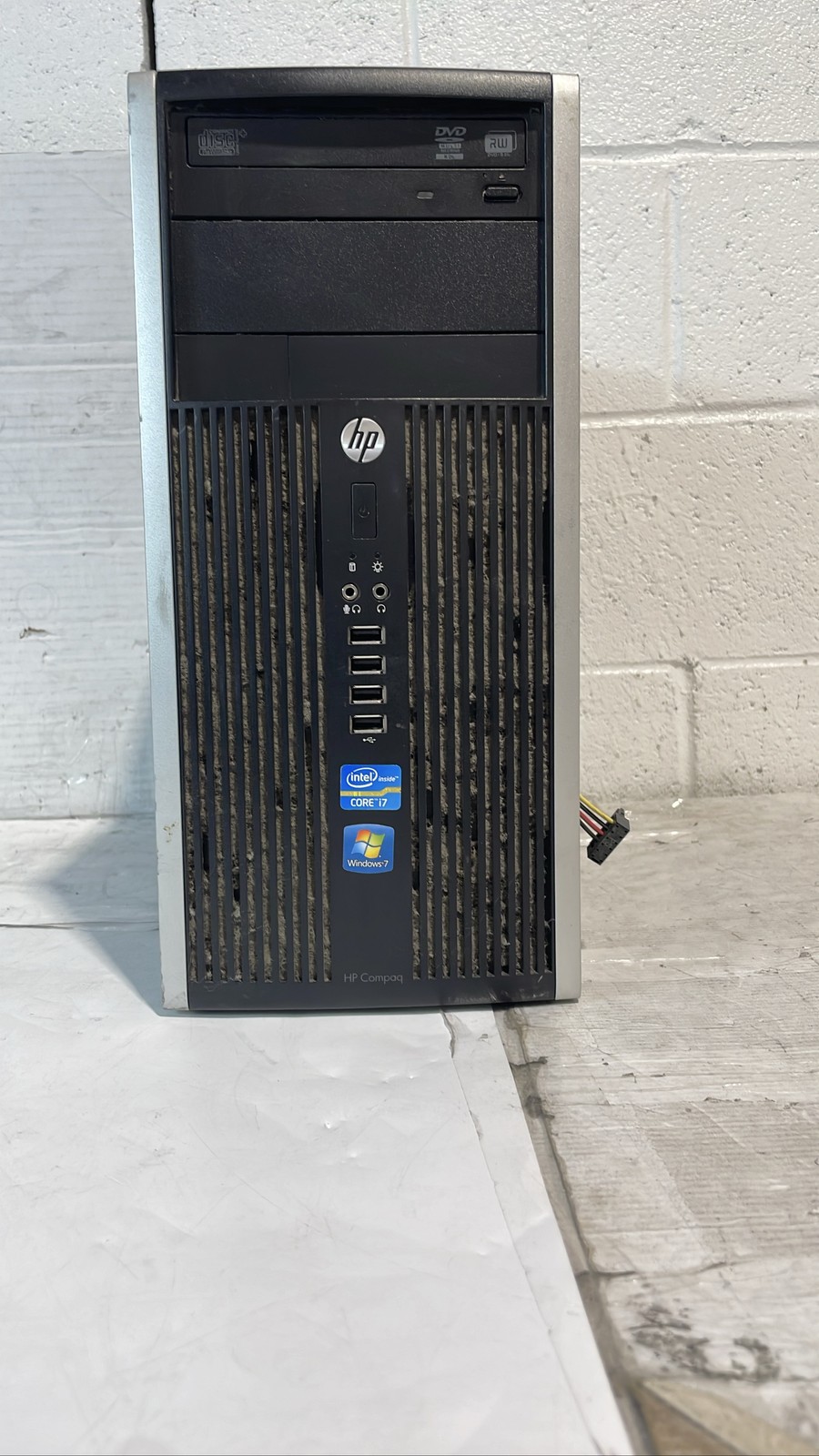 HP Compaq 6200 Pro Microtower Intel Core i7 2nd Generation Desktop PC Unit