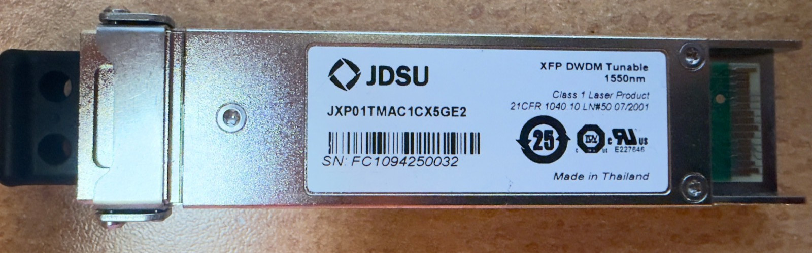 JDSU Lumentum 10G XFP Tunable DWDM 80km Transceiver JXP01TMAC1CX5GE2