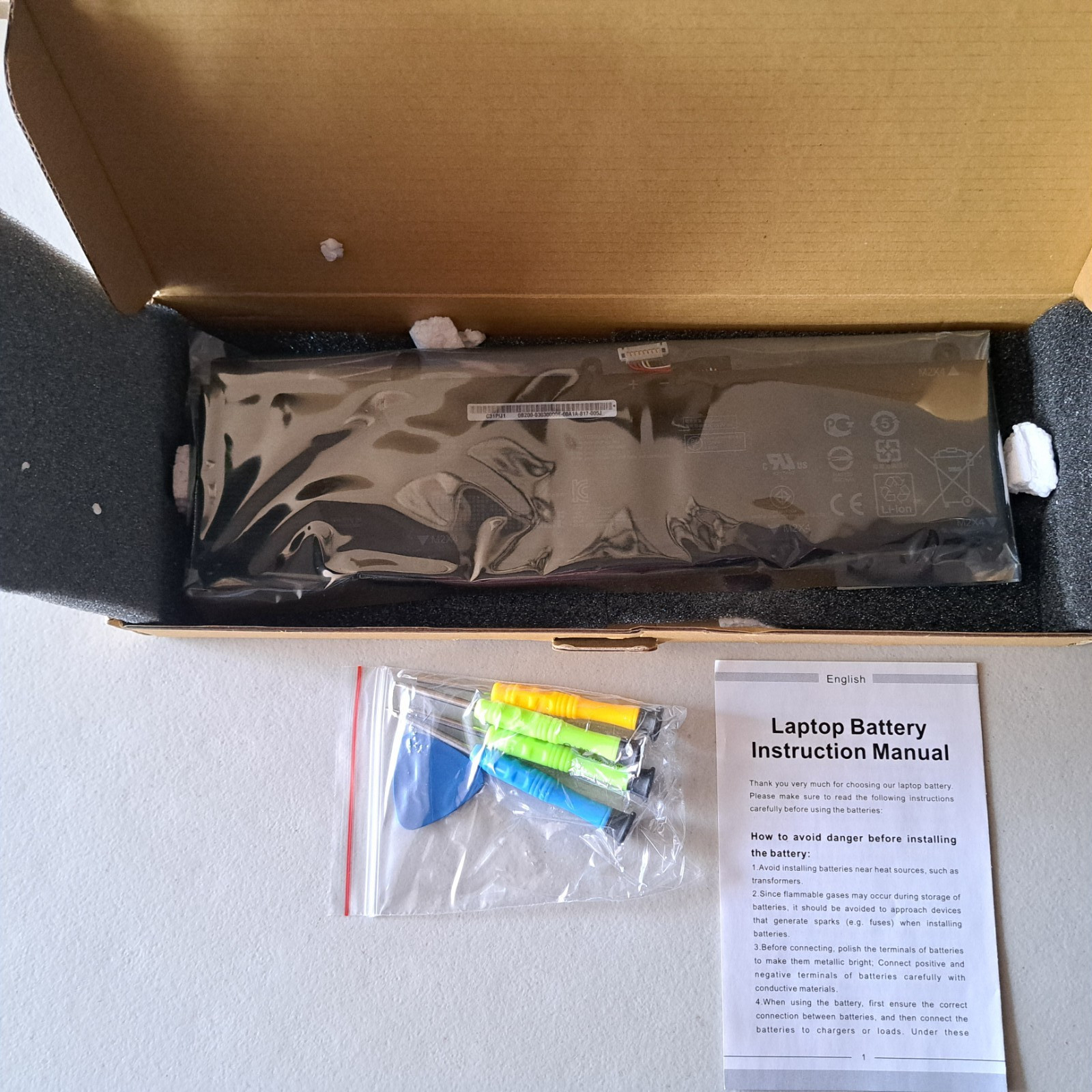 Genuine ASUS C31N1806 Laptop Battery 42Wh 3640mAh VivoBook NEW SEALED