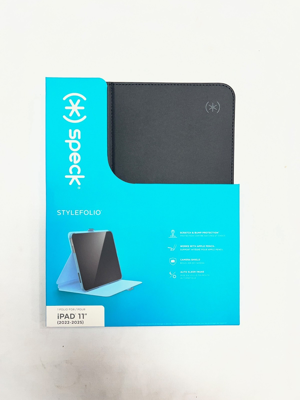 Speck Products iPad (10th Gen - 2022) Stylefolio with Microban Black/Slate Grey