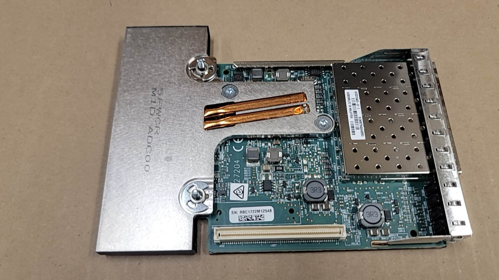 Dell XGRFF Broadcom 57840S 10Gbps Quad Port SFP+ Network Daughter Card 