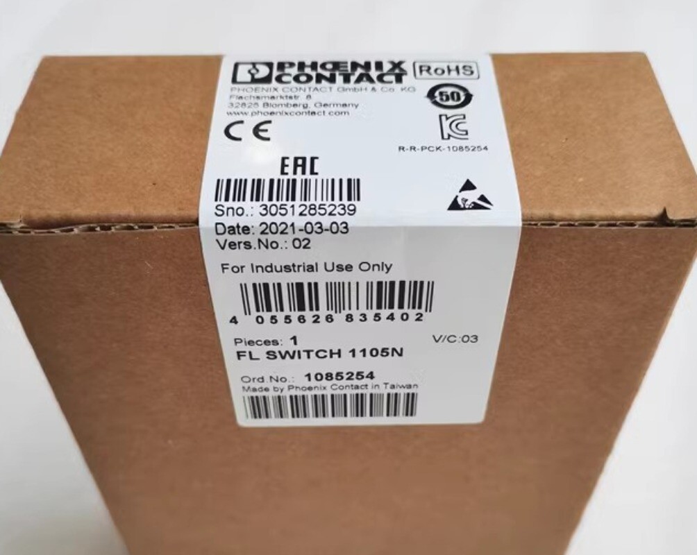 1pcs PHOENIX CONTACT 1085254 Module FL SWITCH 1105N 