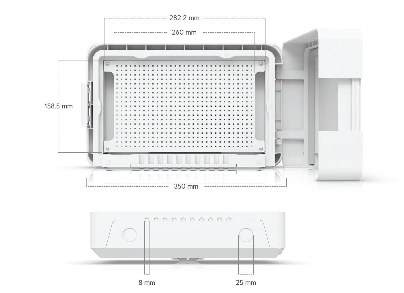 Ubiquiti UniFi Flex Utility Pro Outdoor Enclosure UACC-Flex-Utility-Pro IPX6