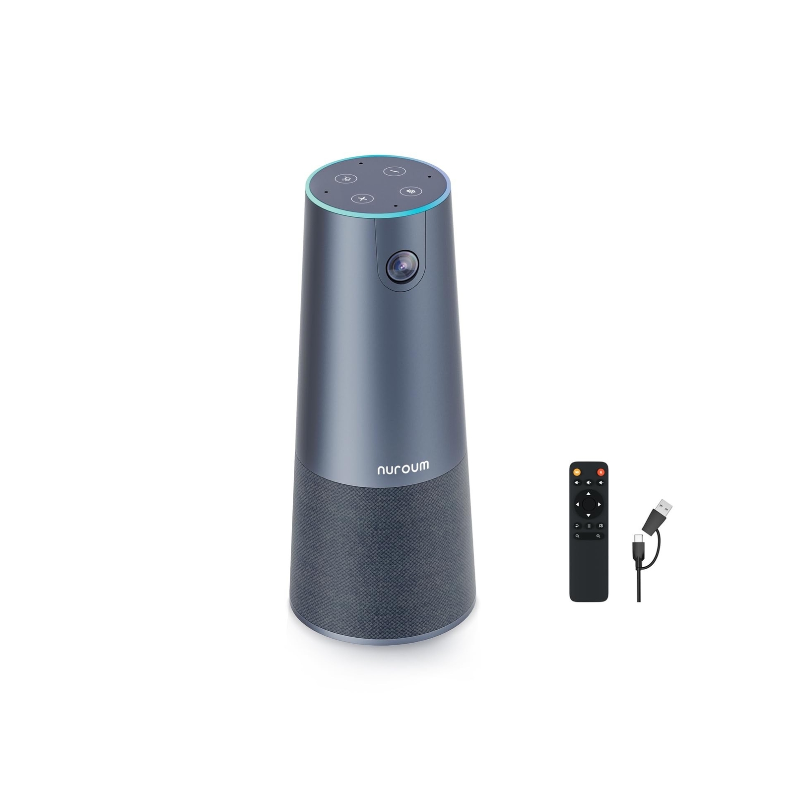 NUROUM C40(2nd Gen) 2K Video Conference Webcam with Microphone and Speaker, 5...